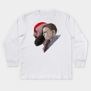 God of War: Kratos and Atreus Kids Long Sleeve T-Shirt